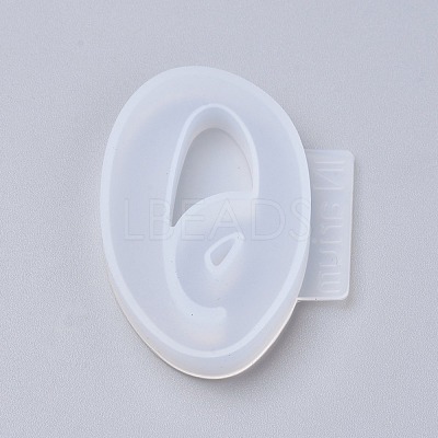 Letter DIY Silicone Molds X-DIY-I034-08O-1