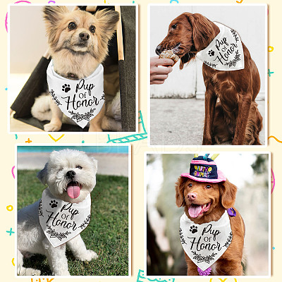 Cotton Dog's Kerchief AJEW-WH0503-082-1