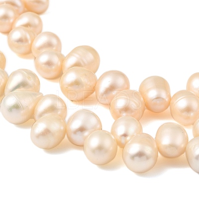 Natural Cultured Freshwater Pearl Beads Strands PEAR-I007-04E-02B-1