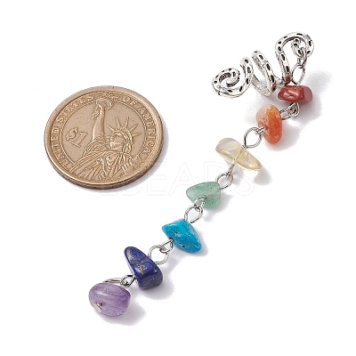 Alloy Dreadlocks Beads OHAR-JH00036-02-1