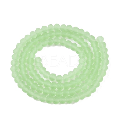 Transparent Glass Beads Strands EGLA-A044-T4mm-MD09-1