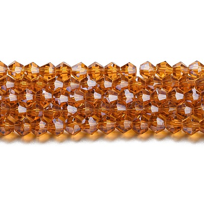 Transparent Electroplate Glass Beads Strands LS-EGLA-A039-T2mm-A28-1