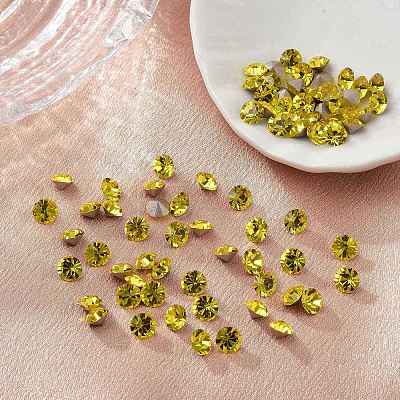 Preciosa&reg MAXIMA Crystal Round Stones Y-PRC-RBSS24-80310-1