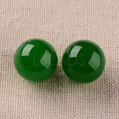 Natural Malaysia Jade Round Ball Beads G-I174-16mm-10-1