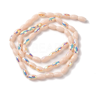 AB Color Plated Electroplate Beads Strands EGLA-H104-03B-1
