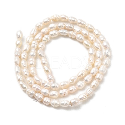 Natural Cultured Freshwater Pearl Beads Strands PEAR-I007-01O-01C-1