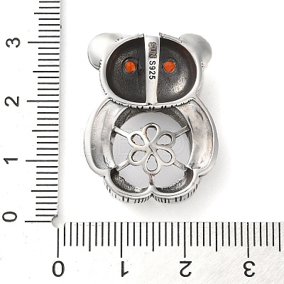 925 Sterling Silver Peg Bail Pendants STER-M092-02AS-1