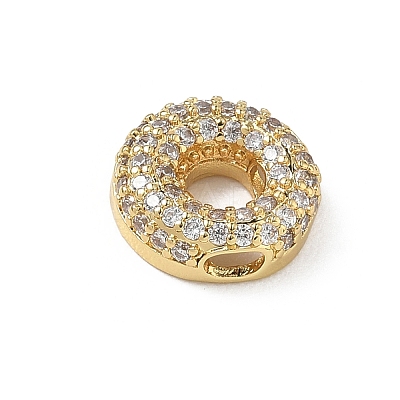 Brass Micro Pave Cubic Zirconia Pendants KK-A300-02G-O-1