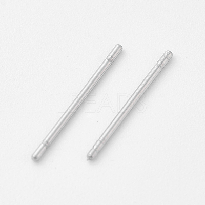 Non-Tarnish 304 Stainless Steel Stud Earring Findings X-STAS-E443-34P-1