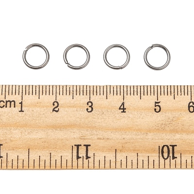 Brass Open Jump Rings JRC8MM-B-1