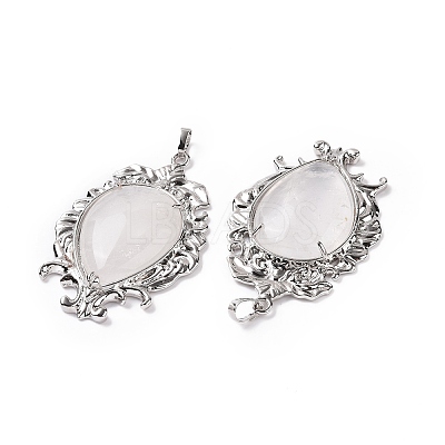 Natural Quartz Crystal Big Pendants G-P496-01P-21-1