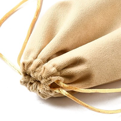 Velvet Jewelry Drawstring Storage Pouches ABAG-P013-02A-09-1