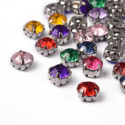 Sew on Rhinestone X-GACR-D001-8mm-M-1