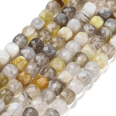 Natural Botswana Agate Beads Strands G-H042-A07-02-1