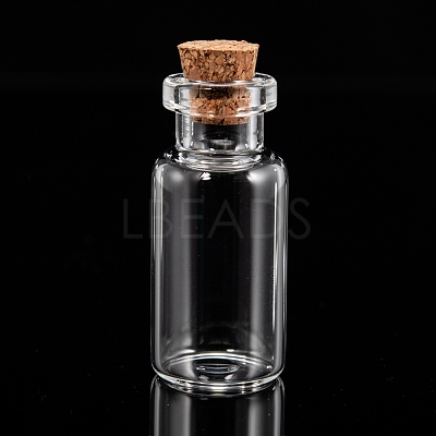 Glass Jar Glass Bottles AJEW-H004-3-1