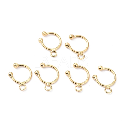 Brass Cuff Ear Cuff Findings KK-P205-03G-1