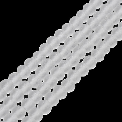 Transparent Glass Beads Strands X1-EGLA-A034-T8mm-MD19-1