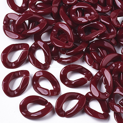 Opaque Acrylic Linking Rings OACR-T011-88F-1