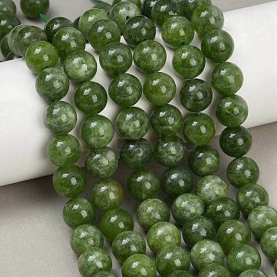 Dyed Natural Malaysia Jade Beads Strands G-G021-02C-13-1