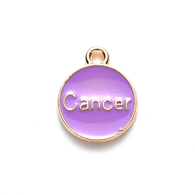 Alloy Enamel Pendants ENAM-S124-01B-01D-1