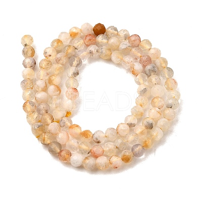 Natural Citrine(Heated) Beads Strands G-G155-B03-01-A-1