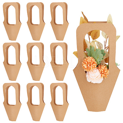 Kraft Paper Gift Bag with Handle ABAG-WH0044-22-1
