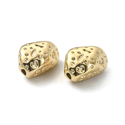 Rack Plating Brass Spacer Beads KK-B072-39G-1