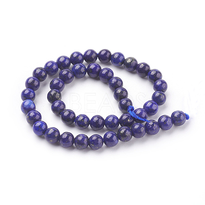 Natural Lapis Lazuli Beads Strands G-G087-4mm-1