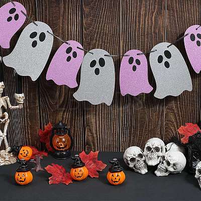 Halloween Theme Ghost Paper Hanging Streamer DIY-WH20014-02B-1