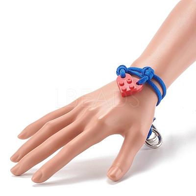 Polyester & Spandex Cord Bracelet Sets BJEW-JB06367-1