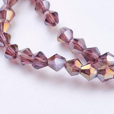 Glass Beads Strands EGLA-S056-01-1