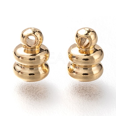 Brass Cord Ends KK-H759-44-G-1