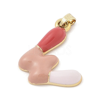 Alloy Enamel Pendants ENAM-S023-01G-W-1