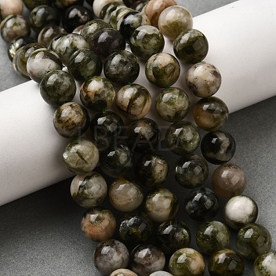 Natural Lepidolite Beads Strands G-F799-B01-11mm-1