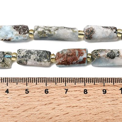 Natural Larimar Beads Strands G-D353-A03-1