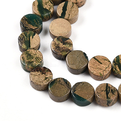 Natural Verdite Stone Beads Strands G-N346-06A-03-1