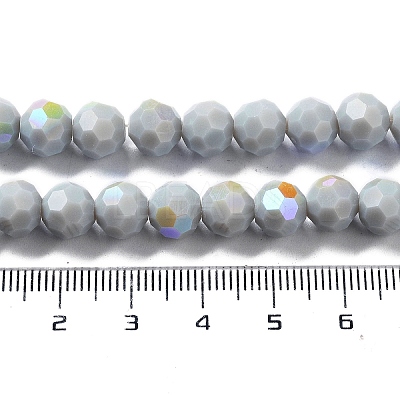 Opaque Glass Beads Strands EGLA-A035-P8mm-L22-1