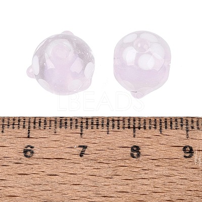 Handmade Bumpy Lampwork Beads LAMP-N042-21A-05-1