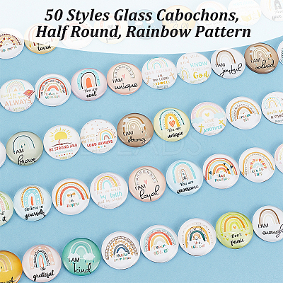 Glass Cabochons GGLA-PH0001-43A-1