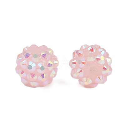 AB-Color Resin Rhinestone Beads RESI-S315-10x12-19-1