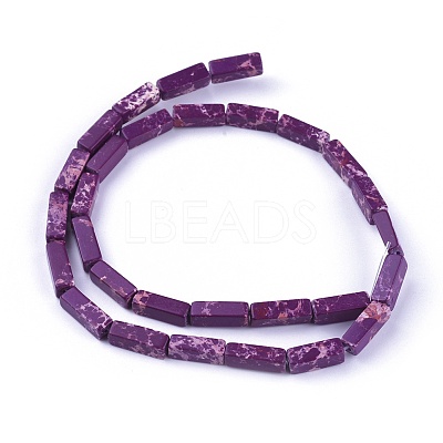 Synthetic Imperial Jasper Beads Strands G-E508-02H-1