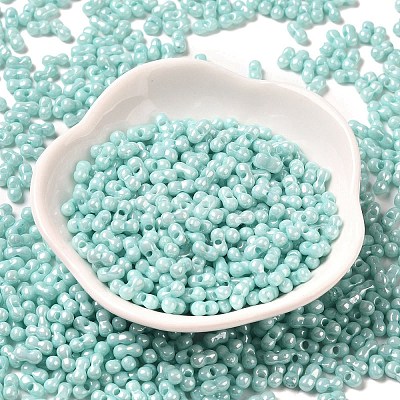 Opaque Colours Luster Glass Seed Beads X1-SEED-B001-01A-08-1