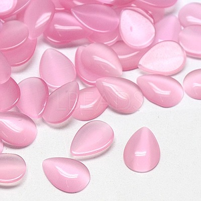 Cat Eye Cabochons X-CE-J001-5x7mm-12-1