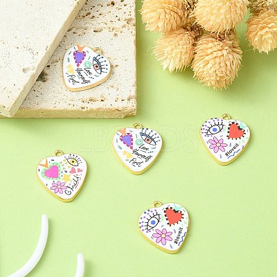 Printed Alloy Pendants ENAM-YW0003-29-1