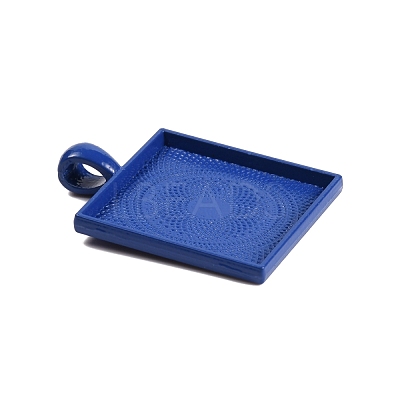 Baking Printed Alloy Pendant Cabochon Settings FIND-WH0005-72A-1