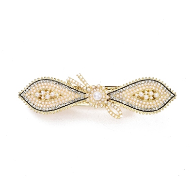 Alloy Crystal Rhinestone Hair Barrettes PHAR-D011-03LG-1