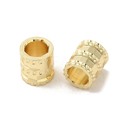 Rack Plating Brass European Beads KK-S366-18G-1