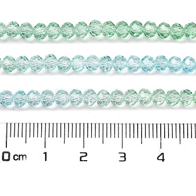 Transparent Painted Glass Beads Strands DGLA-A034-T3mm-A16-1