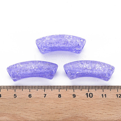 Transparent Crackle Acrylic Beads CACR-S009-001B-N47-1