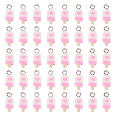 100Pcs Handmade Polymer Clay Charms CLAY-TA0001-96D-1
